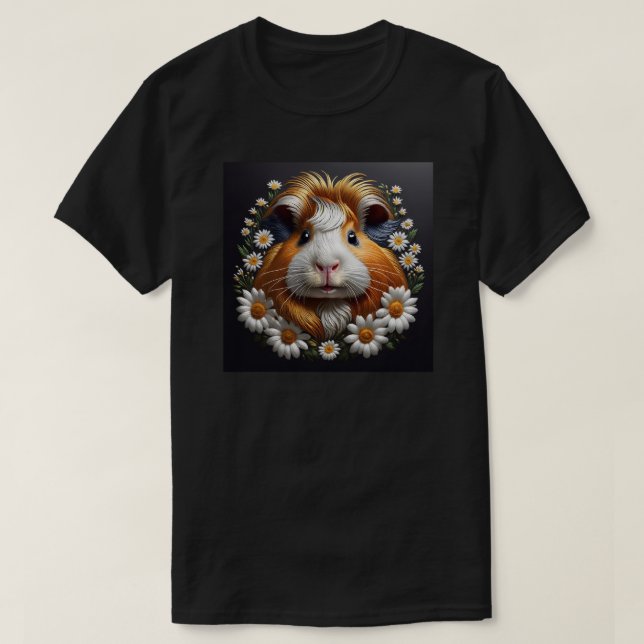 Guineas Gris med Daisy T Shirt (Design framsida)