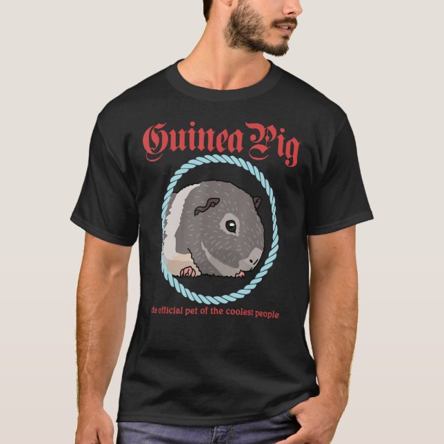 Guineas Gris Pet av kolägarens ägare Guinea Gris_1 T Shirt (Framsida)