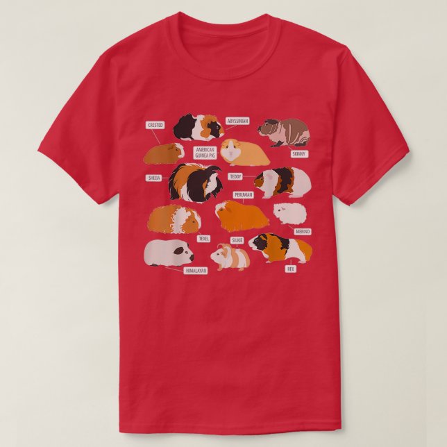 Guineas gris raser Costume Clothing Suppories T Shirt (Design framsida)