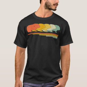 Guineas Gris Retro Vintage 70 s, 80:e djuret Lover T Shirt