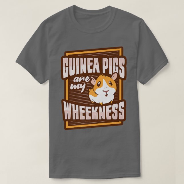 Guineas Gris Wheedesign för en Guineanska Gris Äls T Shirt (Design framsida)