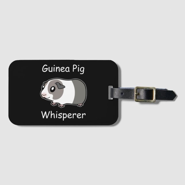 Guineas Gris Whisperer Bagagebricka (Framsida horisontal)