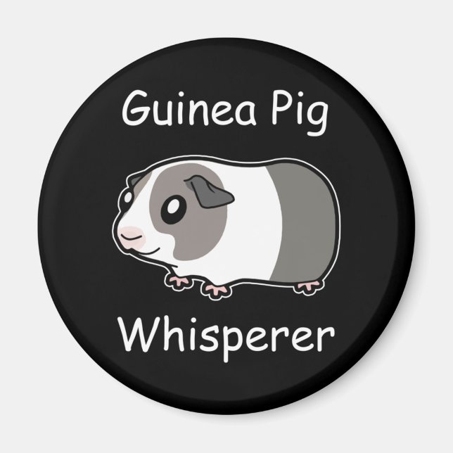 Guineas Gris Whisperer Magnet (Framsidan)