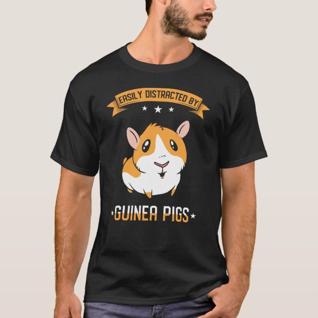 Guineas Grisar Cute T Shirt (Framsida)