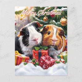 Guineas Grisar jul Helg Vykort