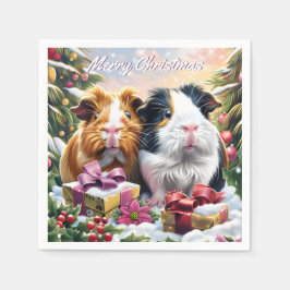 Guineas Grisar jul Pappersservett