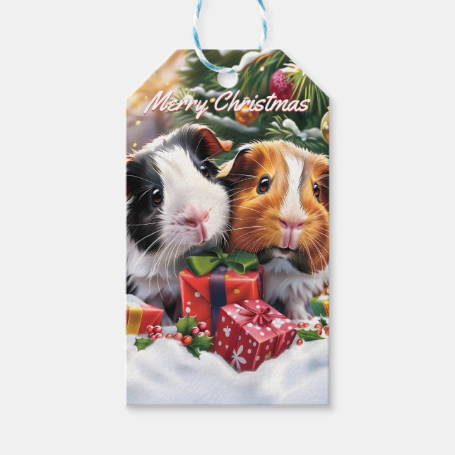 Guineas Grisar jul Presentetikett (Framsidan)