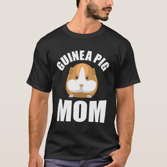Guineas Grisar Mamma Cute Guinea Gris Owner Älskar T Shirt (Framsida)