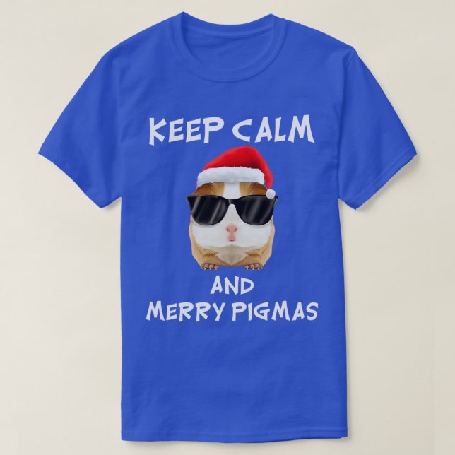 Guineas Grisar Merry Pigmas-julklappen Gift Idea T Shirt (Design framsida)