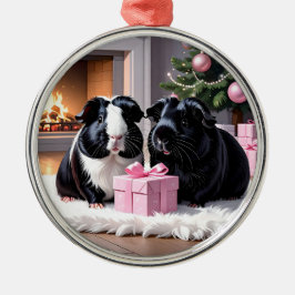 Guineas Grisar och gåvans jul Julgransprydnad Metall