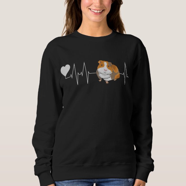 Guineas Heartslag Cute Cavy Gift T Shirt (Framsida)