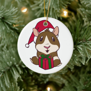 Guineas julafton Helgdag i Gris Julgransprydnad Keramik