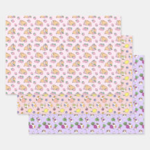 Guineas mönster-uppsättning på tre