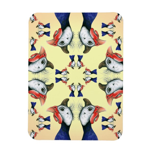 Guineas överallt! magnet (Vertikal)