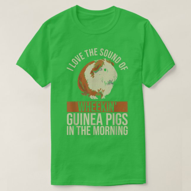 Guineas piggy Quote for a Guinea Gris nerd T Shirt (Design framsida)
