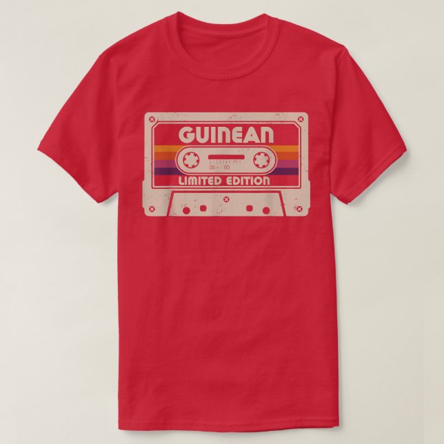 Guineas Pride, Guinea Land Retro T Shirt (Design framsida)