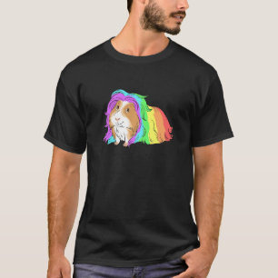 Guineas regnbåge, färgstark hårstil för Guineas Gr T Shirt