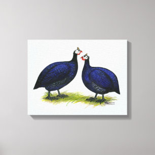 Guineas Royal Lila Pair Canvastryck