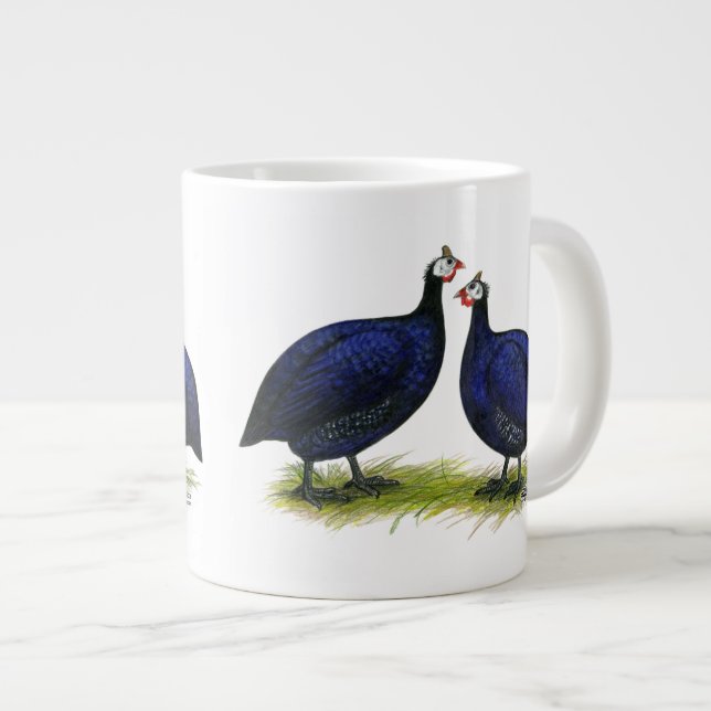 Guineas Royal Lila Pair Jumbo Mugg (Framsida höger)