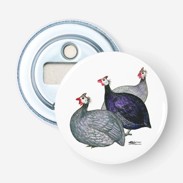 Guineas Three Flasköppnare (Framsidan)