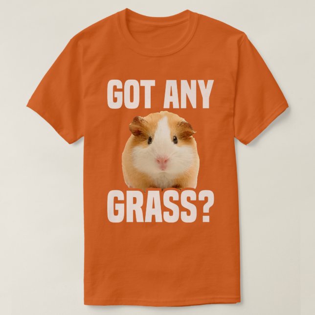 Guineas ynka Hårig PotatisHar Gris Gräs T Shirt (Design framsida)