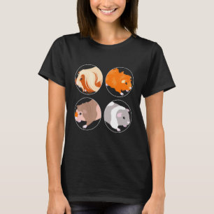 Guineguer Gris Pappa Mamma Rodent Pet Wheek Wheek T Shirt