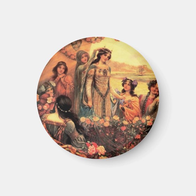 Guinevere i Camelot Magnet (Framsidan)