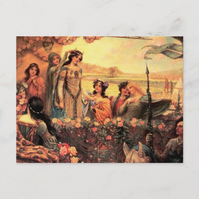 Guinevere Vintage bild Vykort (Framsida)