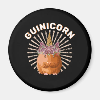 Guinicorn Guinea Gris Unicorn Magnet