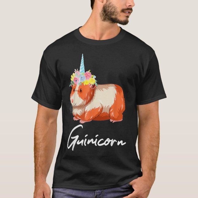 Guinicorn Guinea Pig Owner Cavy Lover Gift  T Shirt (Framsida)