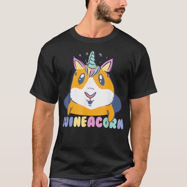 Guinicorn guinea pig pet owners  t shirt (Framsida)