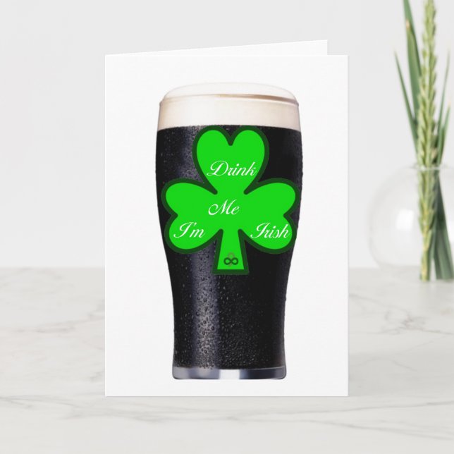 Guinness halv literkort kort (Framsida)