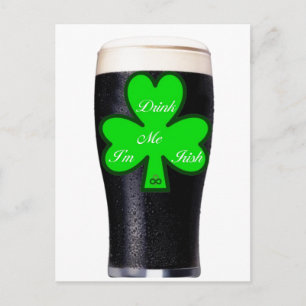 Guinness Pint-vykort Vykort