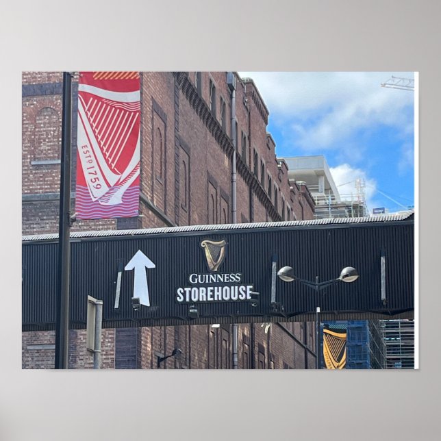 Guinness Storehouse Dublin Ireland Europe Poster (Framsidan)