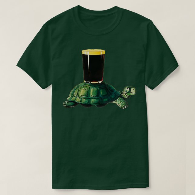 Guinness Turtle 2 T Shirt (Design framsida)