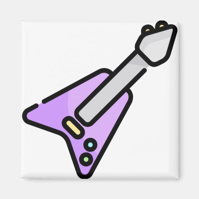 Guitar (2) magnet (Framsidan)