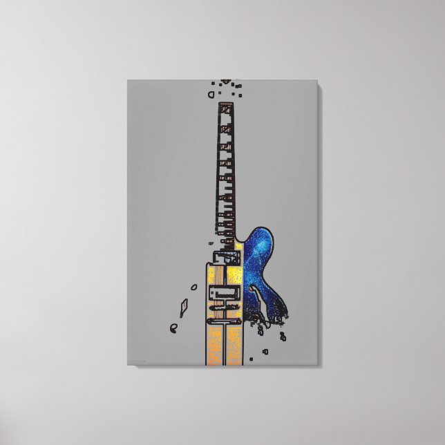 Guitar 4 24 x 36 (60 x 90 cm)-waccna canvastryck (Framsida)