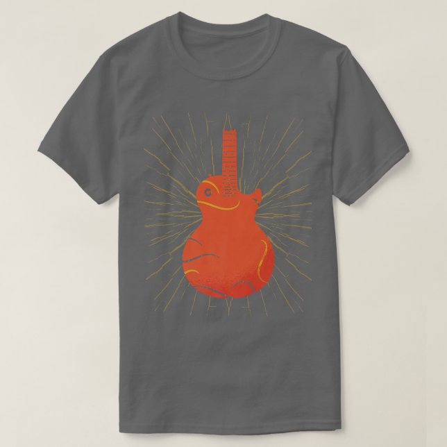 Guitar Acoustic Guitars Retro325 T Shirt (Design framsida)