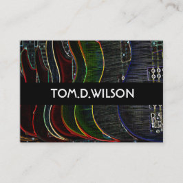 Guitar-Affärskort Visitkort
