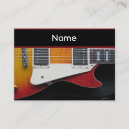 Guitar-Affärskort Visitkort
