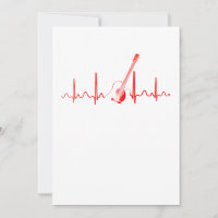 Guitar Älskare| Akustisk Guitar Heartslag Gift