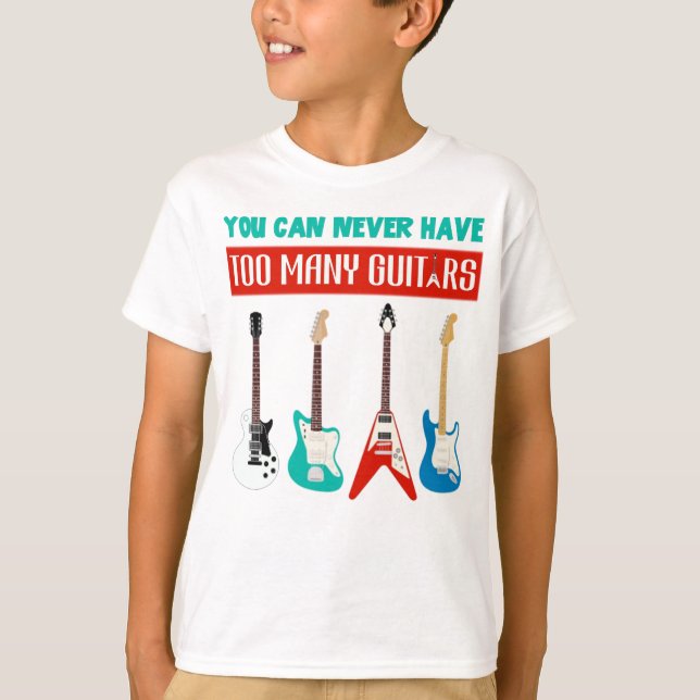 Guitar Älskare | Du kan aldrig behöva använda mång T Shirt (Framsida)