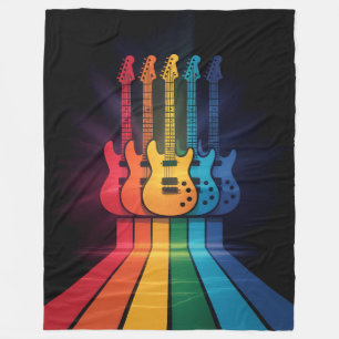 Guitar Älskare Fleecefilt