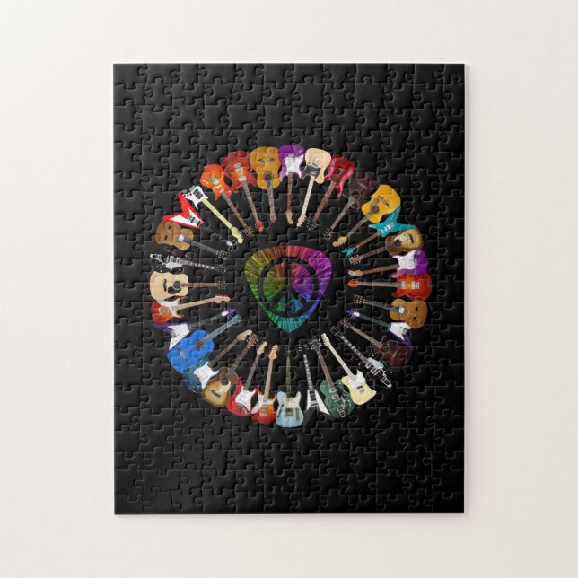 Guitar Älskare | Garnitarsort Pussel (Vertikal)