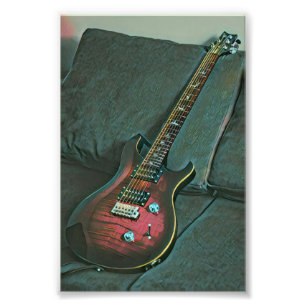 Guitar älskare-gåva från musiker fototryck