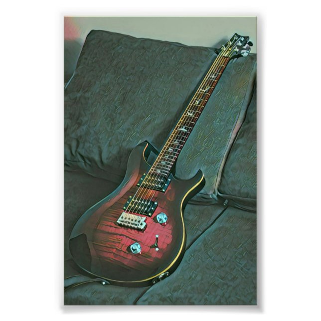 Guitar älskare-gåva från musiker fototryck (Framsidan)