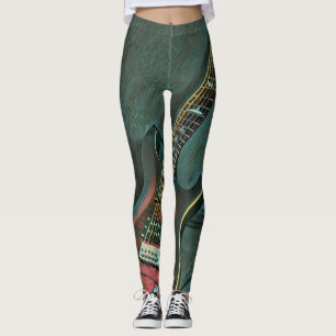 Guitar älskare-gåva från musiker leggings