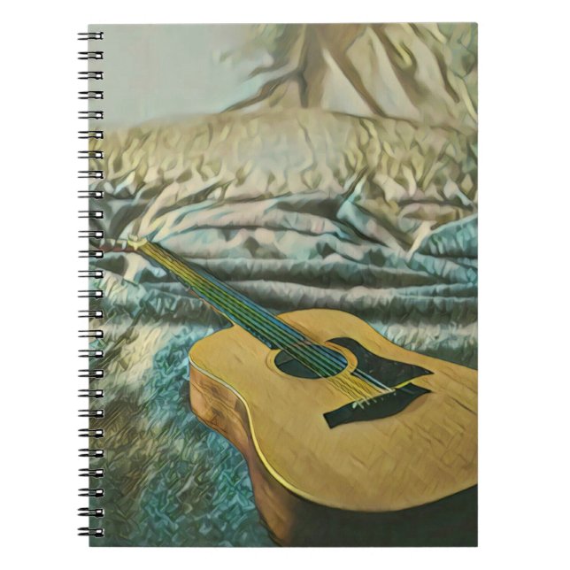 Guitar älskare-gåvor anteckningsbok (Framsidan)