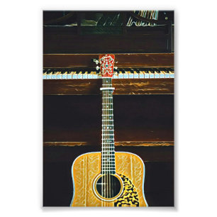 Guitar älskare-gåvor fototryck