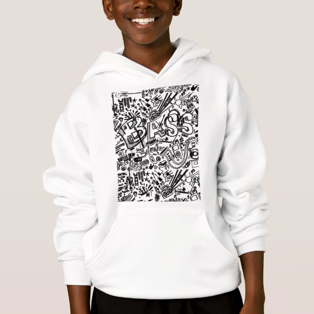 Guitar Älskare | Guitar Mönster Gift T Shirt (Framsida)